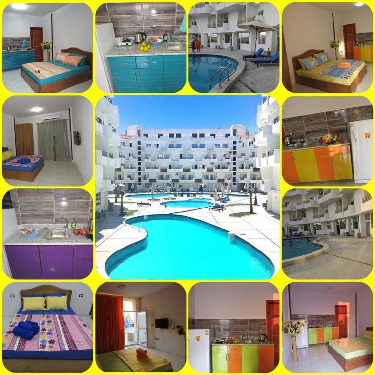 Apartment Bella Rosa Near The Sea Redsealine Hurghada Exteriör bild